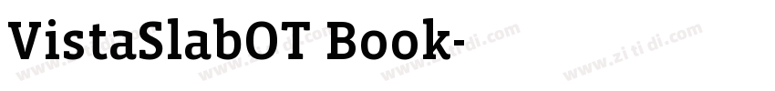VistaSlabOT Book字体转换